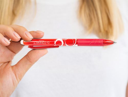 Esferografica q-connect retratil apagavel 0,7 mm cor vermelho , Q-connect , 153566 , 5705831186262